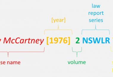 Australian Guide to Legal Citation Style. Image source: ECU library guides