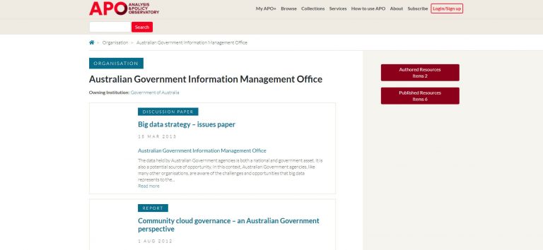 Australian Government Publishing Service/ Australian Government Information Management Office (AGPS/AGIMO) Style