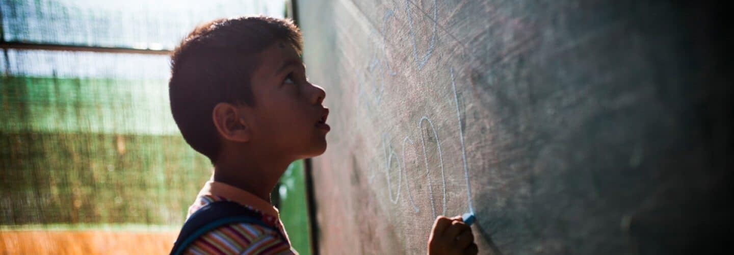 Educational crisis should be addressed properly. Photo credit: UNHCR