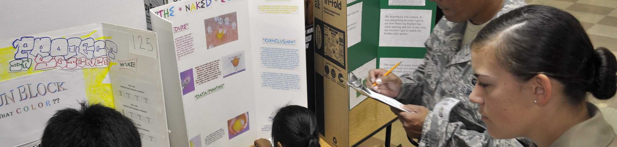 Arranging regular science and mathematics fair we can provide the inquisitive young minds with a more hands-on experience. Photo source: Wikimedia Commons