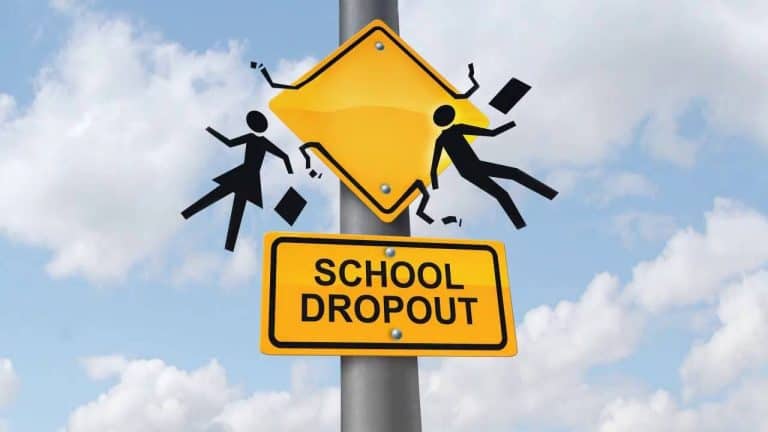 School drop-outs is alarming. Image source: Youtube