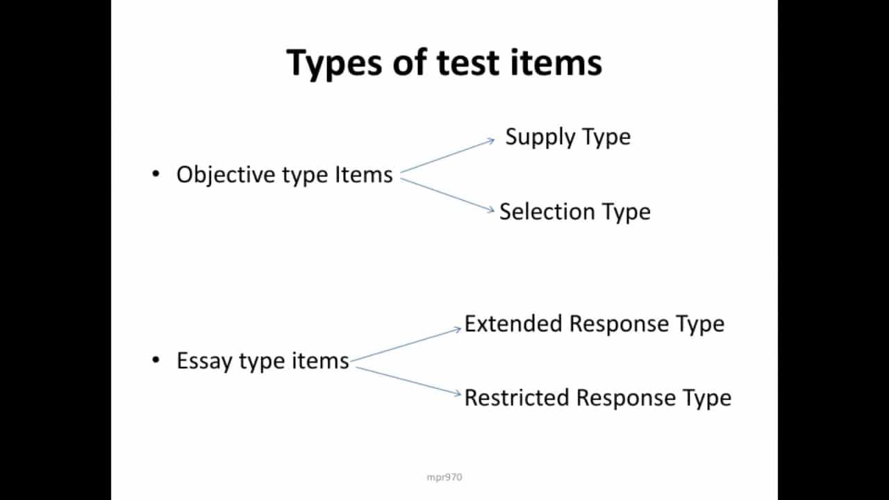 Making test items is not an easy task